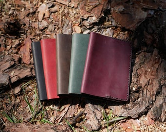Funda de cuero personalizada para pasaporte: Estuche de viaje hecho a mano