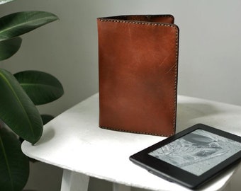 Kindle case without fastener, Kindle paperwhite case 10th generation, Kindle Voyage case leather, ereader case, padded reading case