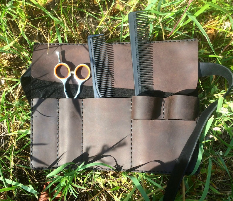 Leather Tool Bag Stylist Scissor Bag Hairdresser Gift Etsy