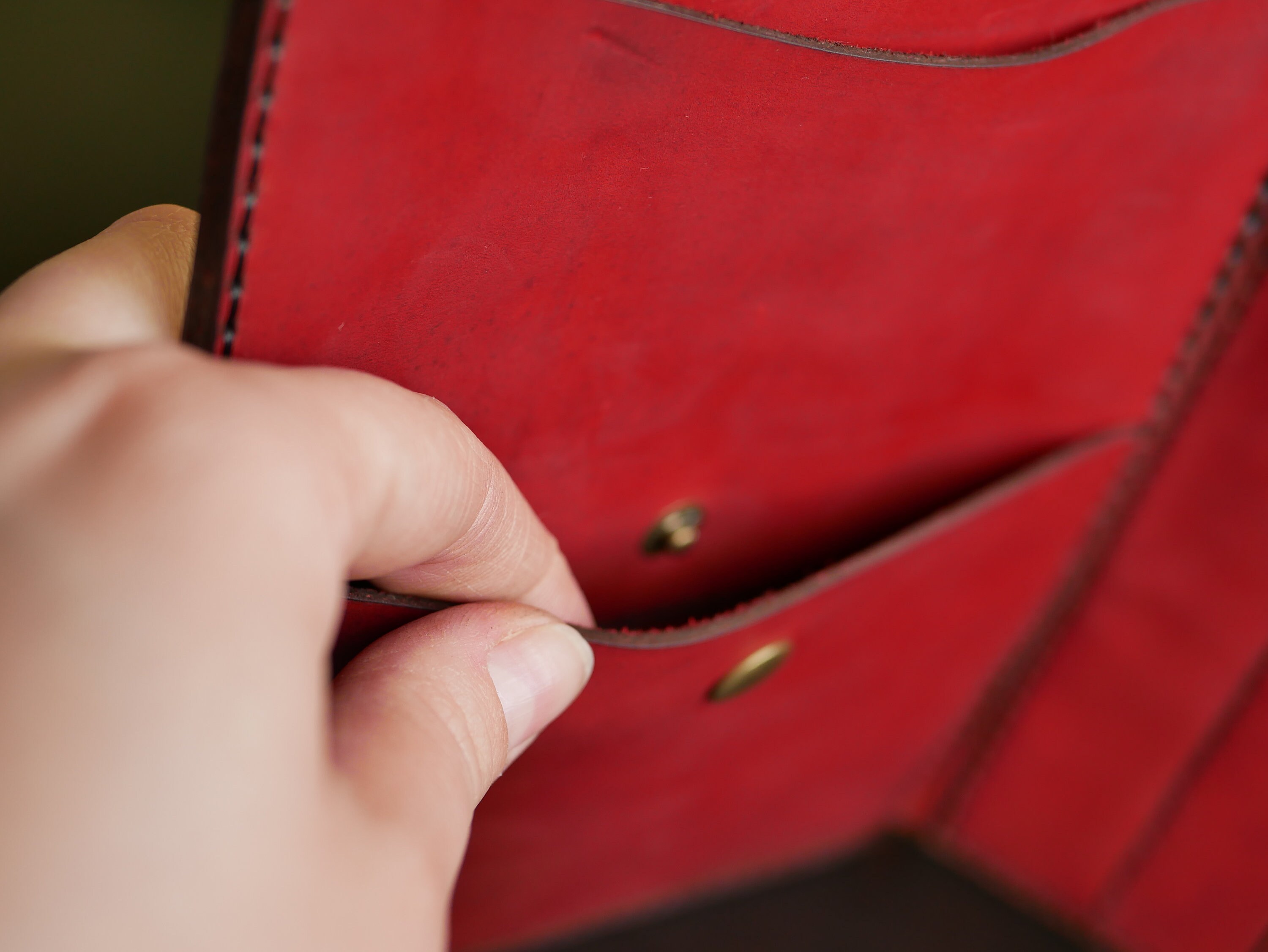 Leather needle case Handmade Knitting Needle Organizer Knit Etsy