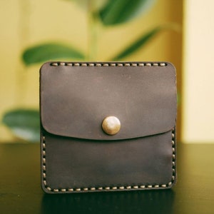 Ledertasche Brieftasche, kompakte Brieftasche, Münzbrieftasche, Herren Leder Kartenbrieftaschen, kleine Brieftasche, Kartenhalter