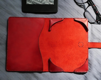 Funda de cuero personalizada para Kindle: cubierta hecha a mano para lector electrónico