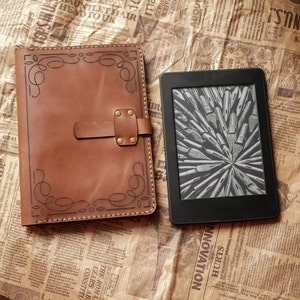 Kindle Signature edition case, Leather Kindle Paperwhite 11th 12th case, Kindle paperwhite case, Leather kindle cover, Personalized Gifts