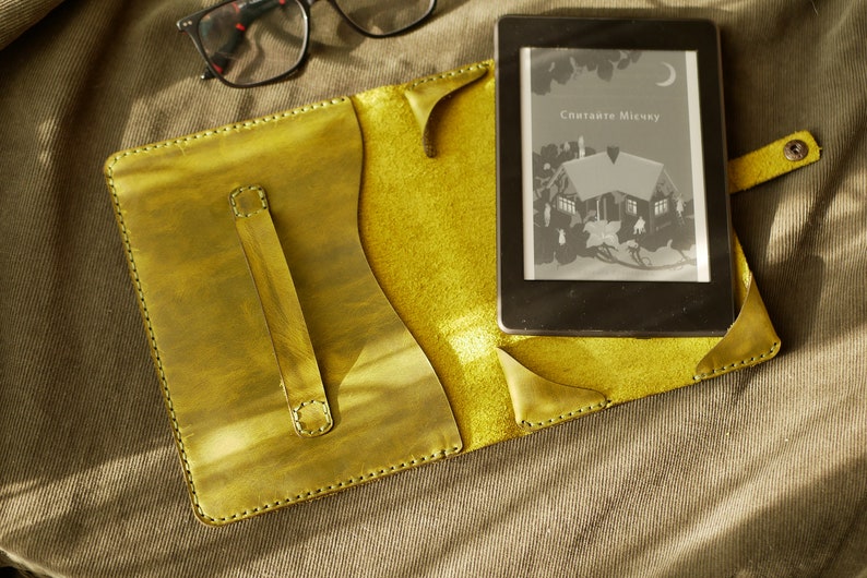 Kindle Paperwhite Case, Leather Kindle Cover With Hand Strap