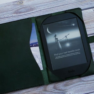 Personalized Kindle paperwhite case, Leather Kobo organizer, tablet case leather, Kobo cover, Kindle Touch cover, ebook gift