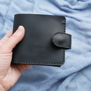 Leather Bifold Wallet, Leather wallet men, personalized leather zipper wallet, wallet leather men, personalized wallet leather, Gift For Dad image 7