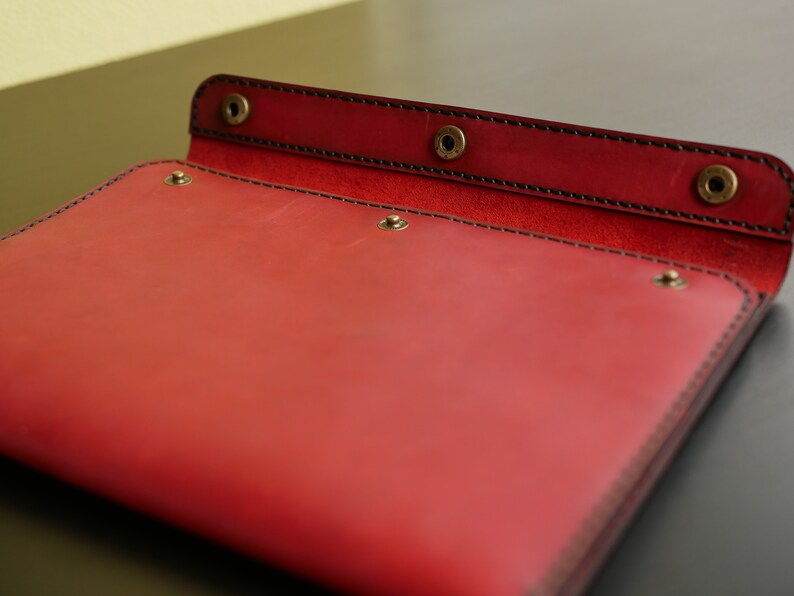 Leather needle case Handmade Knitting Needle Organizer Knit Etsy