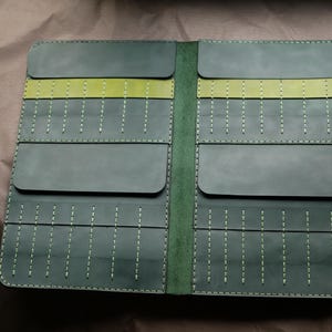 Leather case for interchangeable needle set, Crochet hook case, Leather organizer with storage pockets, crochet book sleeve, Christmas gift