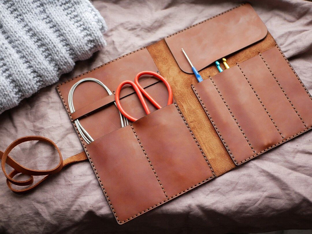 Leather Knitting Needle Case, Knit Needles Case, Circular Knitting Case, Mini Knitting Needle Organizer, Short Knitting Needle Case - Etsy Leather Knitting Needle Case, Knit Needles Case, Circular Knitting Case, Mini Knitting Needle Organizer, Short Knitting Needle Case - Etsy