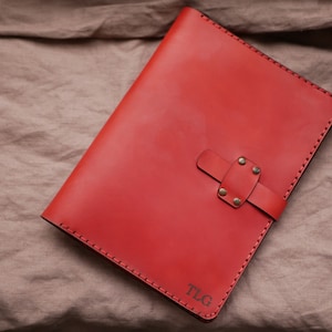 Custodia in pelle per Kindle Paperwhite 11a generazione, pelle Amazon Paperwhite, custodia in pelle per Kindle Paperwhite, custodia per ebook rossa, regalo per la festa della mamma