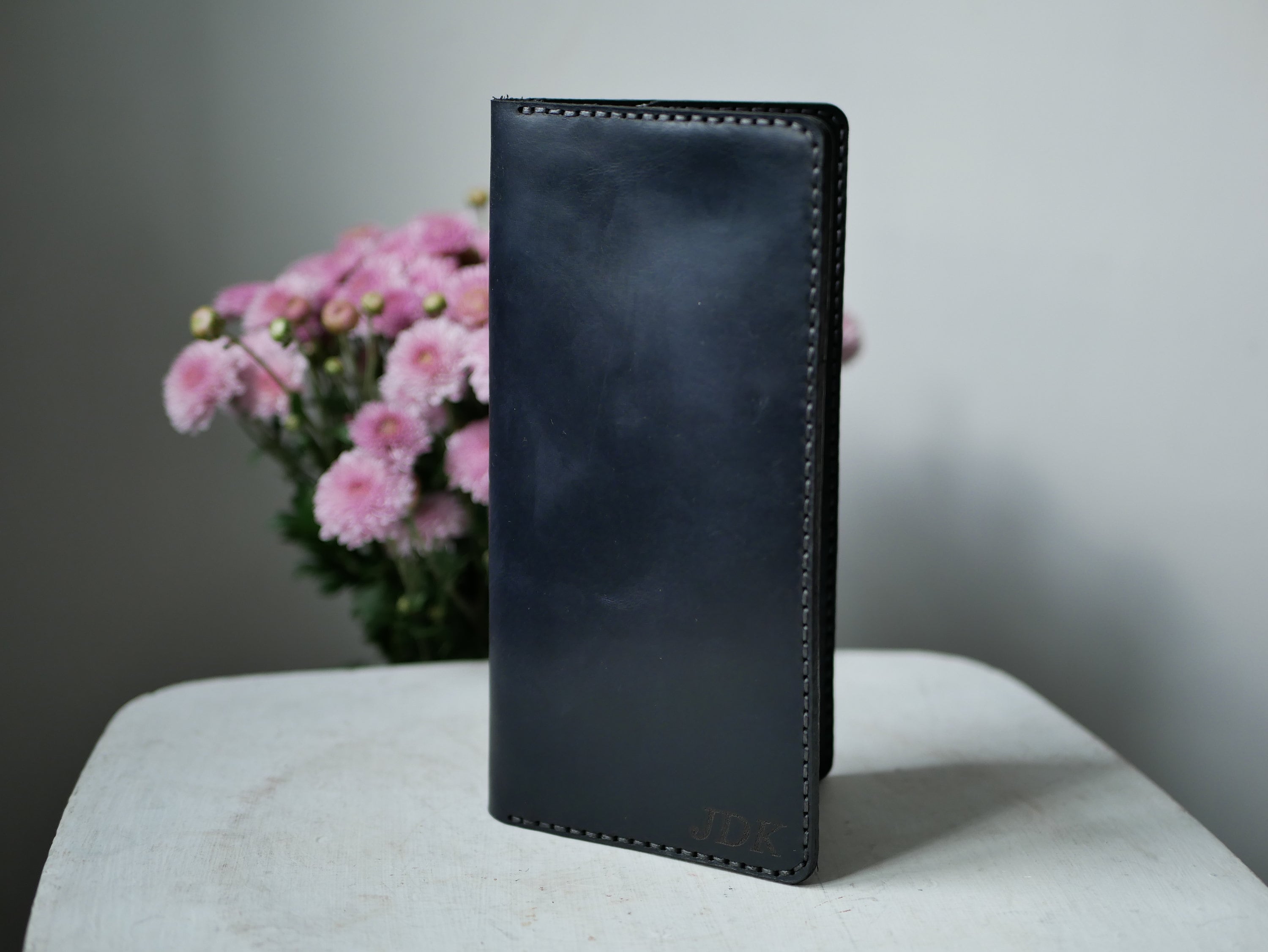 Personalized Leather Travel Wallet: Passport & Document Holder