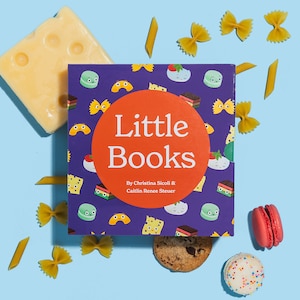 Little Books Collection Future Foodie 3 Board Book Set Italian Pasta Bakery Cookies Artisan Cheese Book Baby Shower Toddler Gift