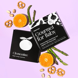 Gourmet pour bébé Jouets sensoriels à contraste élevé 10 grandes cartes en noir et blanc de formes d'aliments Essentiels pour nouveau-né de 0 mois et plus