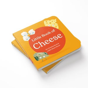 Little Book of Cheese Board Book of Poems for Lunchtime Read Fun Italian Foodie Facts Baby Stories 0-12 Months, Toddler Ages 1-4 image 5