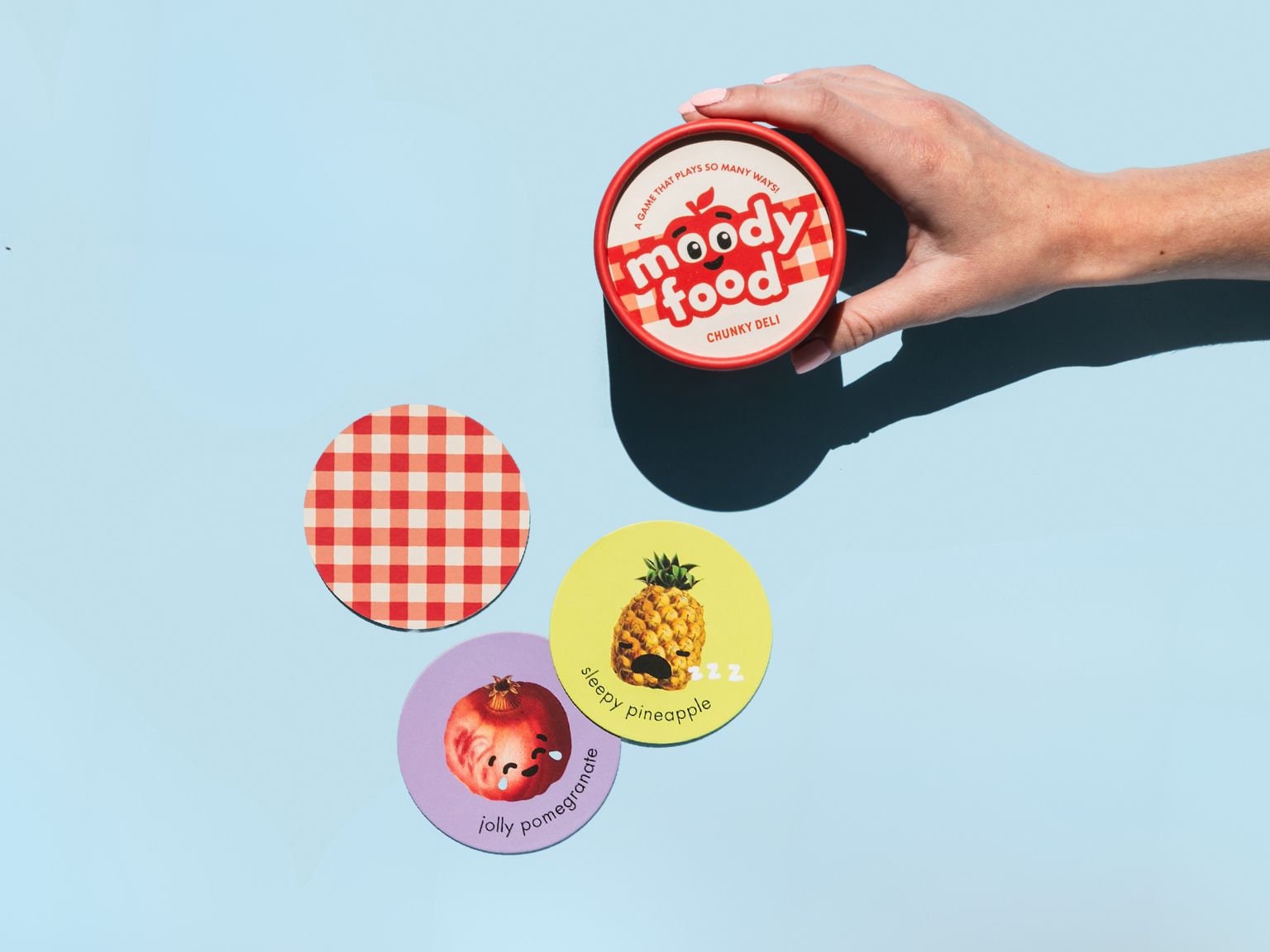 Moody Food - A New Twist Classic Card Games Set of 6 Games for Family Game Nights with Toddlers & Kids 2+ Players Easy Medium Hard
