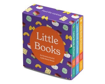 Little Books Collection Future Foodie 3 Board Book Set Italian Pasta Bakery Cookies Artisan Cheese Book Baby Shower Toddler Gift