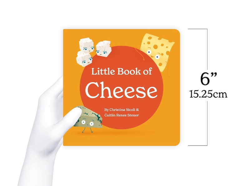 Little Book of Cheese Board Book of Poems for Lunchtime Read Fun Italian Foodie Facts Baby Stories 0-12 Months, Toddler Ages 1-4 image 4