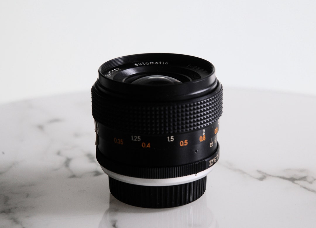 Kenlock Prime Lens 28mm / F:2.8 for P/K Bayonet in Reasonable Condition ...