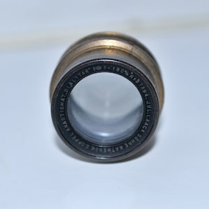Jul.Laack& Sohne Rathenow Doppel Anastigmat DIALYTAR 1:6.8 190mm lens in good condition