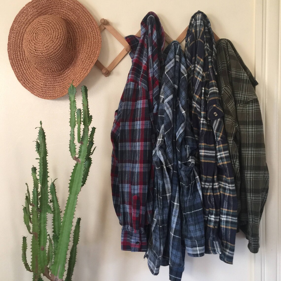 Vintage Flannel Unisex Fall and Winter Flannels Vintage Etsy