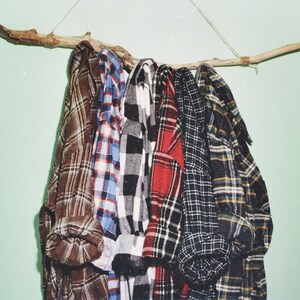 Vintage Flannel Unisex Fall and Winter Flannels Vintage Clothing You Pick Your Size image 7