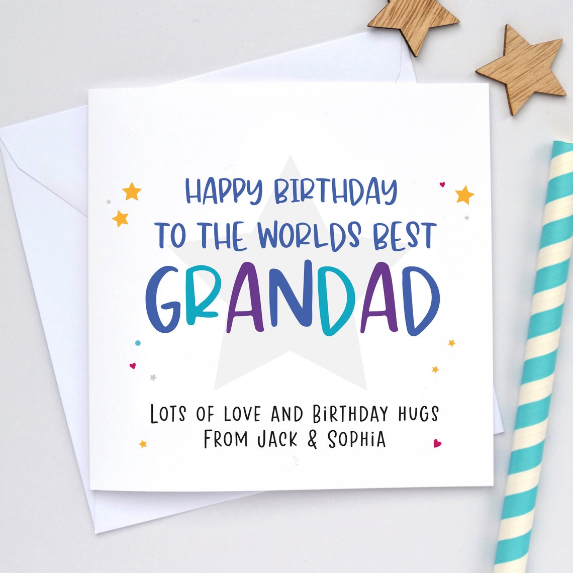 Best Grandad Birthday Card Grandad Birthday Card Birthday - Etsy
