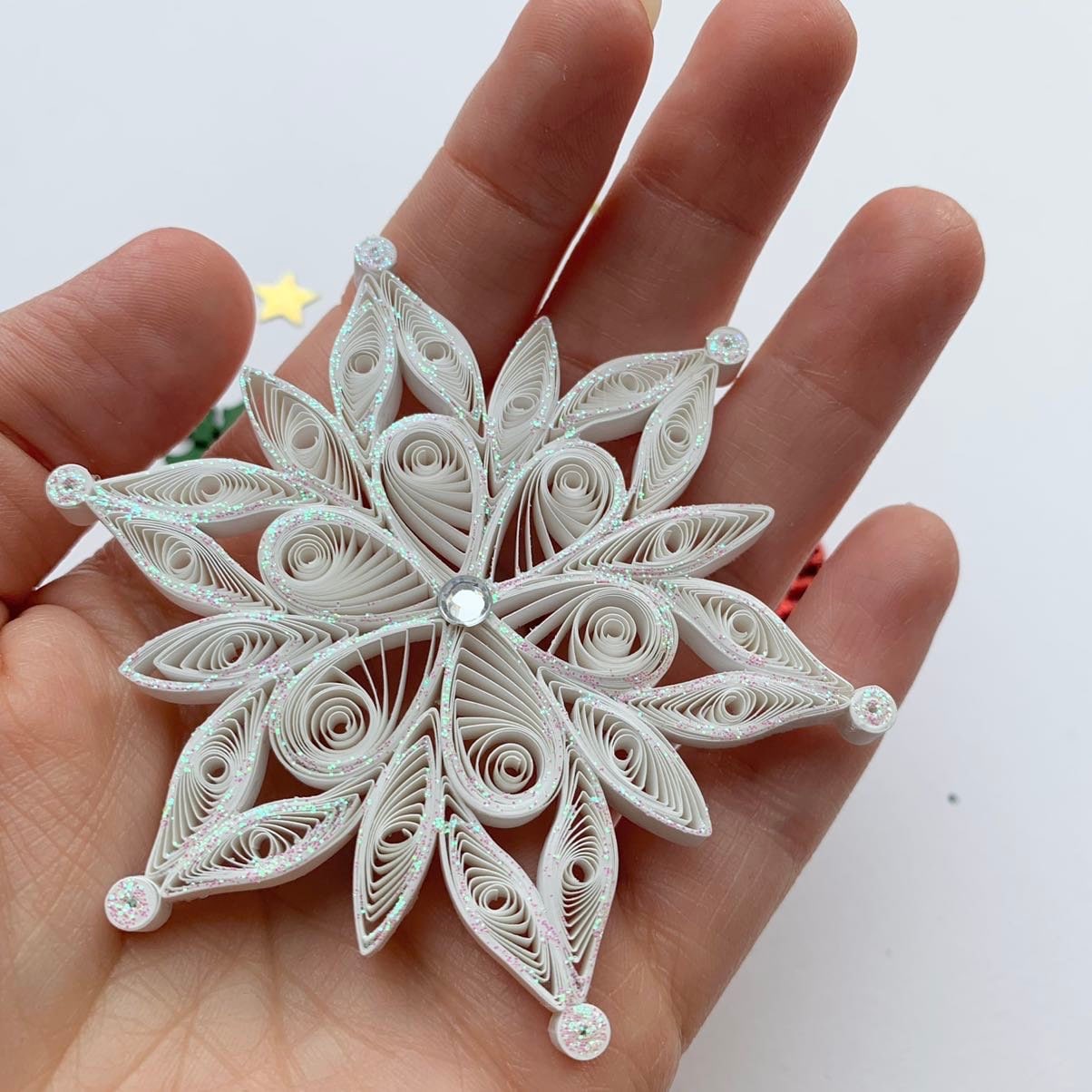 Quilled snowflakes 2024