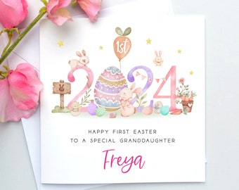 First Easter cards, Granddaughter 1st Easter card, Baby first Easter, Daughter, Son, Niece, Grandson, Babies Easter gift