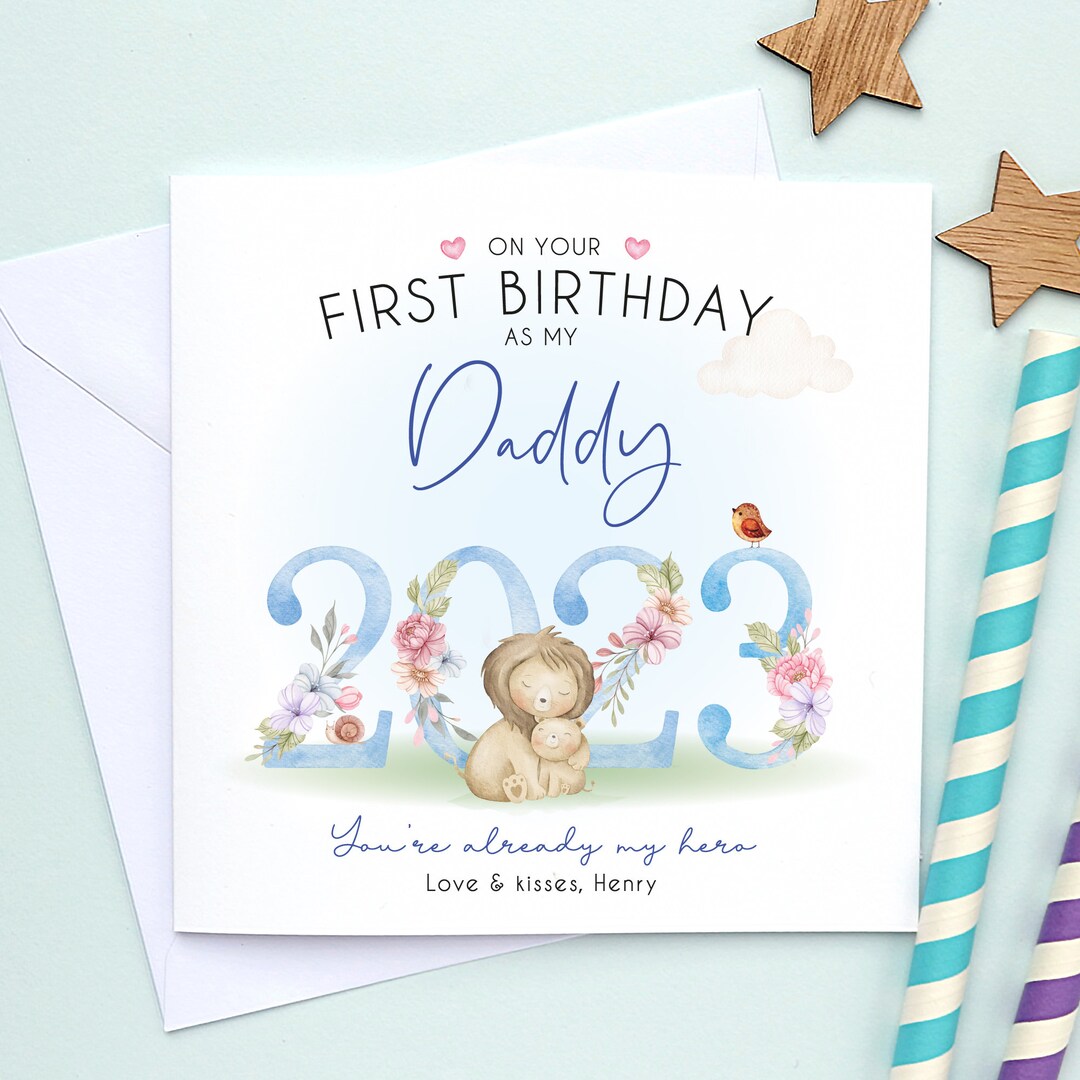 2023 Erster Geburtstag als Papa 1st Birthday as my daddy Etsy.de