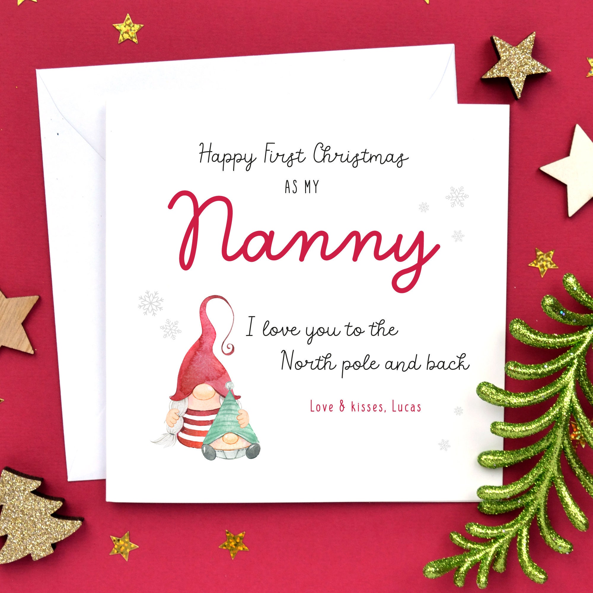 Christmas Gifts for Nanny, Nan, Nanna, Christmas Gifts for Mum, Christmas  Gift Sister, Personalised Christmas Gift for Her, Nanny Xmas Gifts 