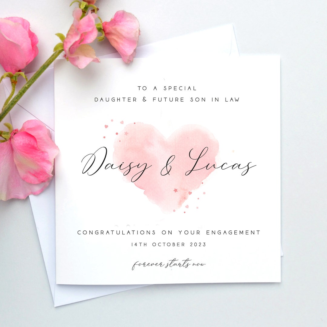 Daughter Engagement Card Congratulations To Son Daughter In Law To daughter-engagement-card-congratulations-to-son-daughter-in-law-to