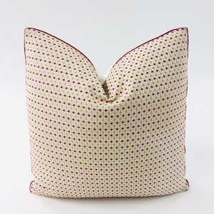Pillow Cover, Robert Allen Pillow Cover, Fabulous Party Center in Fuchsia Pillow Cover, Decorative High End Pillow Covers, Designer Fabrics