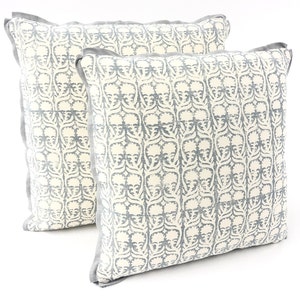 Penny Morrison - Ashok in Duck Egg // Made to Order //Pillow Cover  Decorative High End Pillow Covers