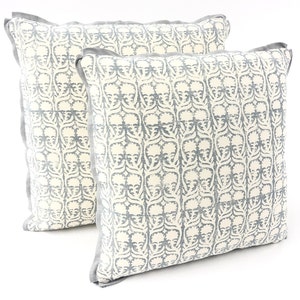 Pillow Cover Penny Morrison Pillow Cover Ashok in Duck Egg Pillow Cover MADE TO ORDER Decorative High End Pillow Covers