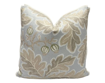 Colefax & Flower - Melbury in Old Blue - Pillow Cover// MADE TO ORDER// Designer Fabric Decorative Pillow, High-End Designer Throw Pillow