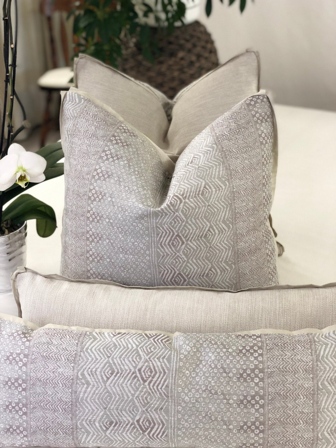 Nina Campbell, Osborne & Little Fontibre Isabena Pillows, Decorative