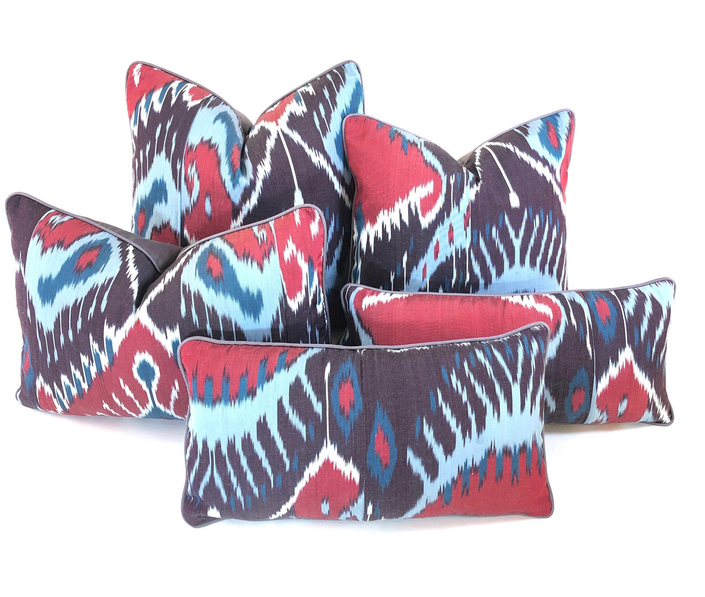 Madeline Weinrib Dashwood Blue Silk Decorative High End Etsy