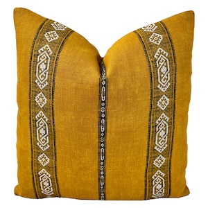 Pillow Cover, Carolina Irving Textiles Alexandria in Golden Topaz Pillow Cover, Custom Design Decorative High End Pillow Covers