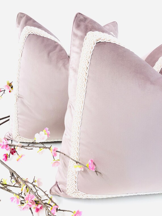 Dusty rose pillows hot sale