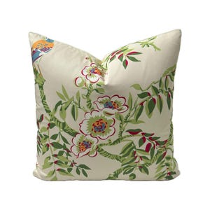 Pillow Cover, Thibaut Yukio in Cream //Made to Order//Custom Decorative High End Pillow Covers, Designer Fabrics