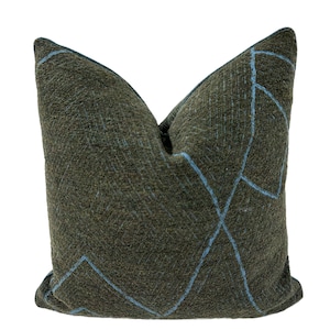 Pillow Cover, Pierre Frey Kilwa Sous Bois Pillow Cover //MADE TO ORDER// Custom Decorative High End Pillow Covers, Designer Fabrics