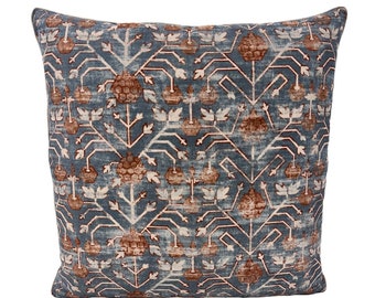 Zak & Fox - Khotan in Rubia, Decorative High End Pillow