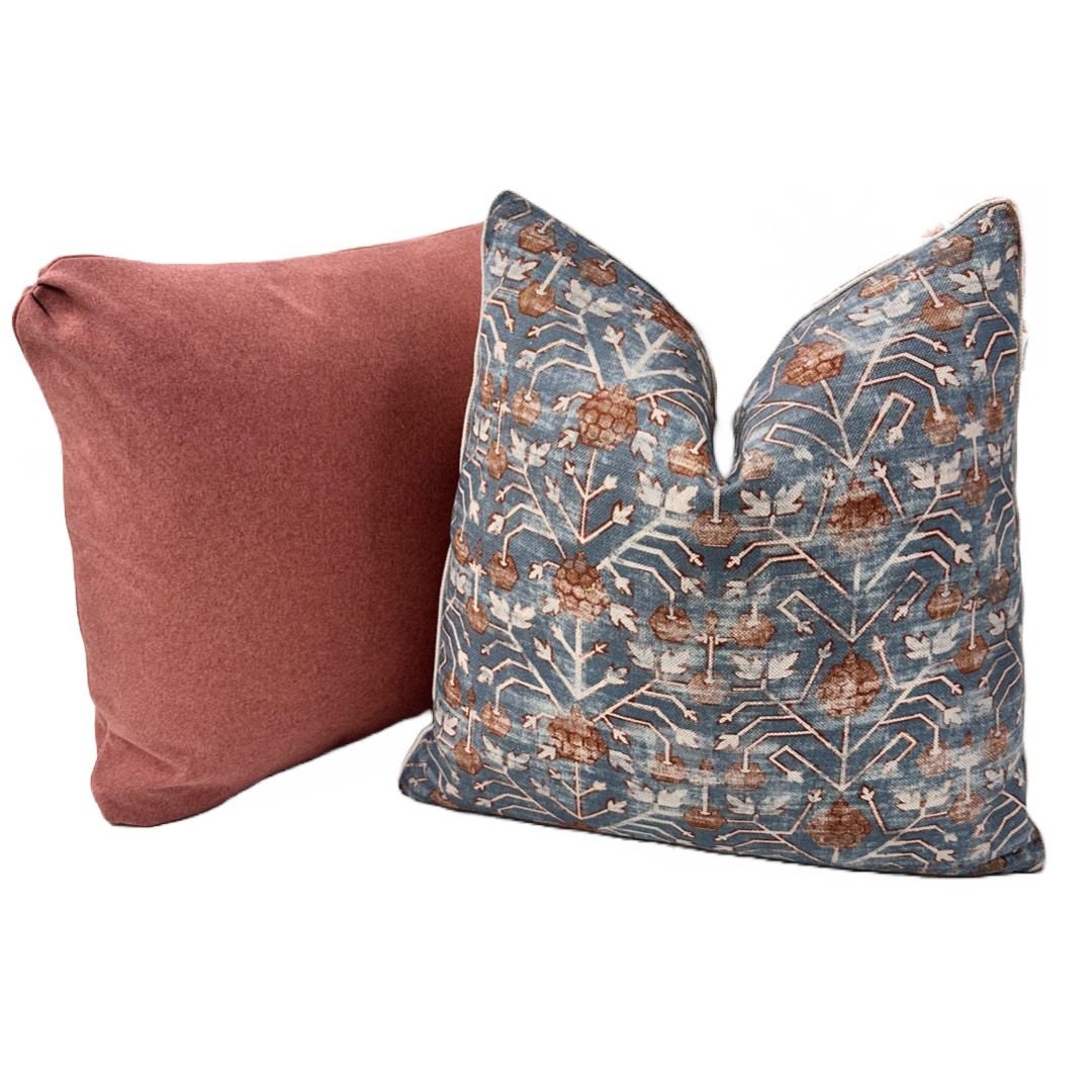 Zak & Fox - Khotan in Rubia, Decorative High End Pillow
