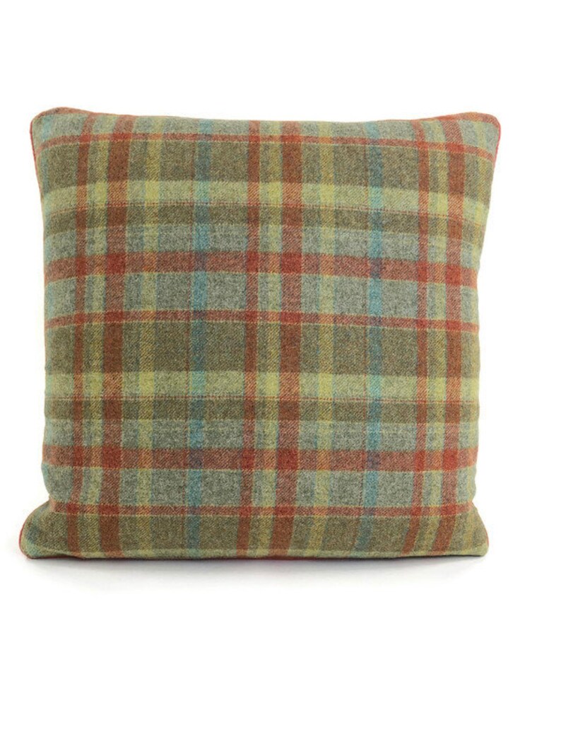 Decorative High End Pillow Covers 20x12 Designer Pillow Covers 20x20 Plaid 100/% Wool and Linen PIllows Wool Pillow Cover