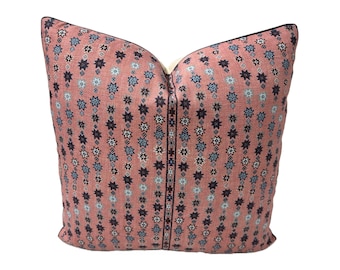 Peter Dunham - Cosima in Indian Pink - Pillow Cover // Made to Order // Designer Fabric Handcrafted Decorative Pillow, High-End Designer