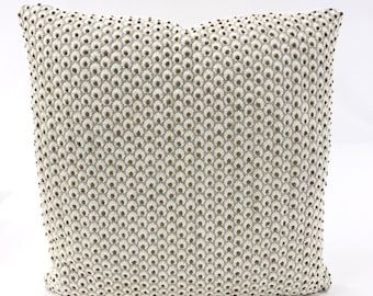 Scalamandre - Fleur Embroidered in Mineral – Handcrafted Decorative  Pillow Cover High-End Designer Throw Pillow