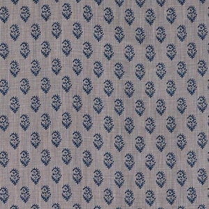 Peter Dunham - Rajmata Tonal in Mist/Indigo Kissenbezug // Sonderanfertigung // Designerstoff Handgefertigtes Dekokissen High-End Designer