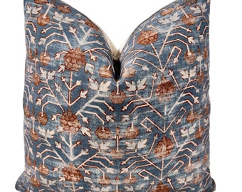 Zak & Fox - Khotan in Rubia, Decorative High End Pillow
