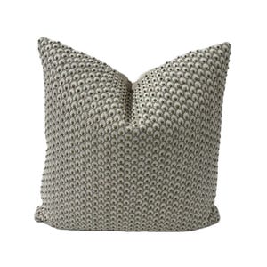 Scalamandre - Fleur Embroidery in Flax // Made to Order // Decorative High End Pillow Covers, Designer Fabrics Pillow Cover
