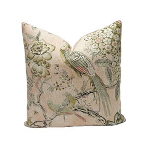 Anna French - Villeneuve in Blush - Pillow Cover Designer Fabric Handcrafted Decorative Pillow High-End Designer Throw Pillow Home Decor